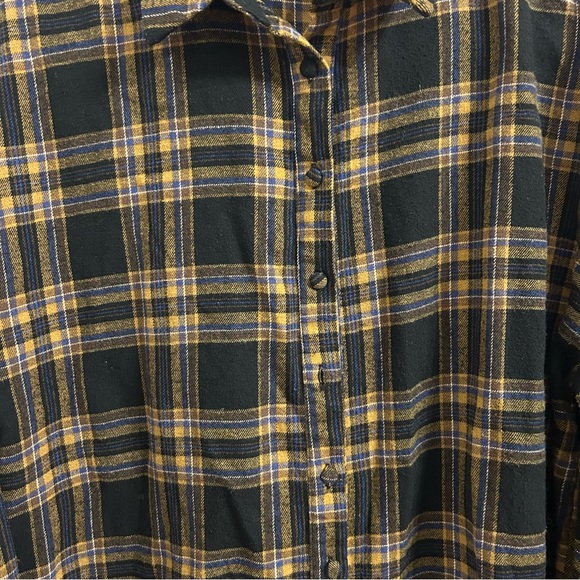 Missguided Extreme Oversized Volume Sleeve Women’s Size 6 Button Up Top Flannel - Picture 3 of 7